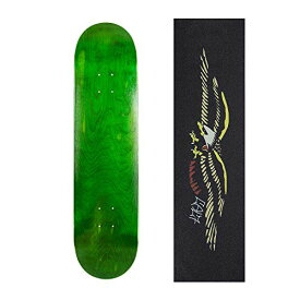 デッキ スケボー スケートボード 海外モデル 直輸入 Cal 7 Green Skateboard Deck with Graphic Grip Tape (Bird, 7.75 inch)デッキ スケボー スケートボード 海外モデル 直輸入