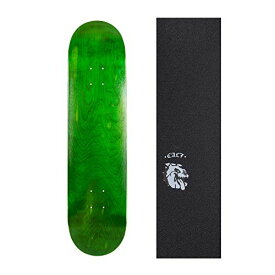 デッキ スケボー スケートボード 海外モデル 直輸入 Cal 7 Green Skateboard Deck with Graphic Grip Tape (Bulldog, 7.75 inch)デッキ スケボー スケートボード 海外モデル 直輸入