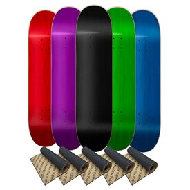 デッキ スケボー スケートボード 海外モデル 直輸入 Yocaher Professional Canadian Maple Stain Skateboard Deck - Double Tail Skateboards with Assorted Stain Color Decks W/Detached Black Pro Skateboard Gripデッキ スケボー スケートボード 海外モデル 直輸入