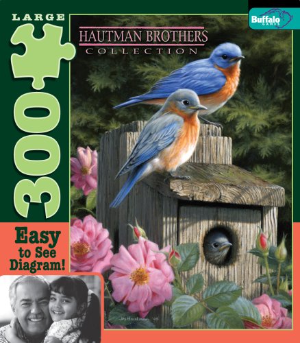 ジグソーパズル 海外製 アメリカ 海外製 Bluebirdsジグソーパズル Garden - 300 Hautman Games 【送料無料】Buffalo アメリカ ジグソーパズル