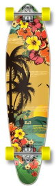 ロングスケートボード スケボー 海外モデル 直輸入 Yocaher Longboard Skateboard Complete Kicktail Cruiser 40" x 10" w/Premium Black Grip Tape, Heavy Duty Aluminum Alloy Truck, 71mm Longboard Wheels - Tropiロングスケートボード スケボー 海外モデル 直輸入