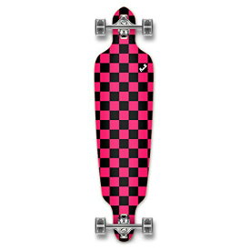 ロングスケートボード スケボー 海外モデル 直輸入 Yocaher Checker (Pink) Complete Drop Through Skateboards Longboard w/Black Widow Premium 80A Grip Tape Aluminum Truck ABEC9 Bearing 70mm Skateboard Wheelsロングスケートボード スケボー 海外モデル 直輸入