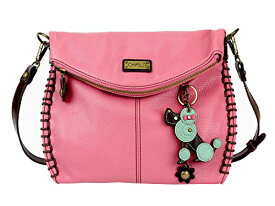 chala バッグ パッチ カバン かわいい CHALA Charming Crossbody Bag With Flap Top | Flap and Zipper Cross-Body Purse or Shoulder Handbag with Metal Chain - Pink (Teal Poodle)chala バッグ パッチ カバン かわいい