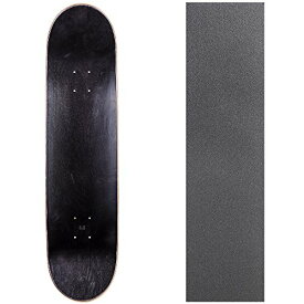 デッキ スケボー スケートボード 海外モデル 直輸入 Cal 7 Blank Skateboard Deck with Grip Tape | 7.75, 8.0 and 8.25 Inch | Maple Board for Skating (7.75 inch, Black)デッキ スケボー スケートボード 海外モデル 直輸入