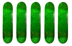 デッキ スケボー スケートボード 海外モデル 直輸入 Cal 7 Blank Maple Skateboard Decks (Bundle of 5) (8.25 Inch, Green)デッキ スケボー スケートボード 海外モデル 直輸入