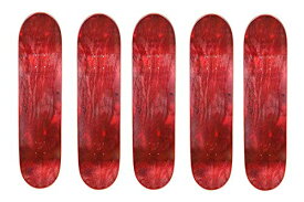 デッキ スケボー スケートボード 海外モデル 直輸入 Cal 7 Blank Maple Skateboard Decks (Bundle of 5) (7.75 Inch, Red)デッキ スケボー スケートボード 海外モデル 直輸入