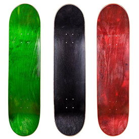 デッキ スケボー スケートボード 海外モデル 直輸入 Cal 7 Blank Maple Skateboard Decks (Green, Black, Red, 8.25 inch)デッキ スケボー スケートボード 海外モデル 直輸入