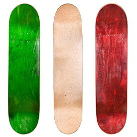 デッキ スケボー スケートボード 海外モデル 直輸入 Cal 7 Blank Maple Skateboard Decks (Green, Natural, Red, 8.25 inch)デッキ スケボー スケートボード 海外モデル 直輸入