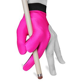海外輸入品 ビリヤード Billiard Pool Cue Glove by Fortuna - Classic Two-Colored - for Left Hand - Pink/Black (Medium/Large)海外輸入品 ビリヤード