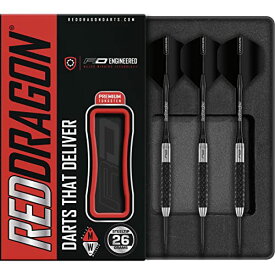 海外輸入品 ダーツ RED DRAGON Rat 1: 26g - Tungsten Steeltip Darts Set with Flights and Shafts海外輸入品 ダーツ