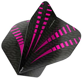 海外輸入品 ダーツ フライト RED DRAGON Hardcore Radical Black & Purple Burst Extra Thick Standard Dart Flights - 4 Sets Per Pack (12 Dart Flights in Total)海外輸入品 ダーツ フライト