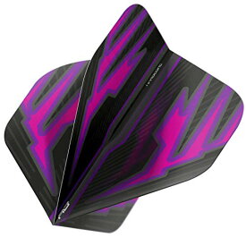 海外輸入品 ダーツ フライト Red Dragon Darts Hardcore Radical Black & Purple Extra Thick Standard Dart Flights - 4 Sets Per Pack (12 Dart Flights in Total)海外輸入品 ダーツ フライト