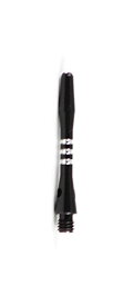 海外輸入品 ダーツ シャフト US Darts - Black Striped Jailbird Aluminum Dart Shafts - 3 Sets (9 shafts), 2BA Short (1 1/2 inch), O'rings - 3 Rings海外輸入品 ダーツ シャフト