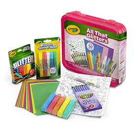 クレヨラ アメリカ 海外輸入 知育玩具 Crayola All That Glitters Art Case Coloring Set, Toys, Gift for Kids Age 5+クレヨラ アメリカ 海外輸入 知育玩具