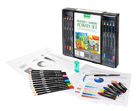 クレヨラ アメリカ 海外輸入 知育玩具 Crayola Blend & Shade Activity Set, Adult Coloring Art Set, 40Piece, Giftクレヨラ アメリカ 海外輸入 知育玩具