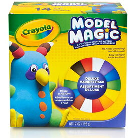 クレヨラ アメリカ 海外輸入 知育玩具 Crayola Model Magic Deluxe Variety Pack (14 Packs), Kids Air Dry Clay, Modeling Clay Alternative, Slime Ingredient, 7ozクレヨラ アメリカ 海外輸入 知育玩具