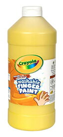 クレヨラ アメリカ 海外輸入 知育玩具 Crayola Fingerpaint, Yellow, 32 Ounces, Washable Kids Paint, Ages 3+, Quartクレヨラ アメリカ 海外輸入 知育玩具