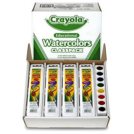 クレヨラ アメリカ 海外輸入 知育玩具 Crayola Watercolors Classpack, Bulk Paint Set For Kids, 24 Trays & 12 Refills, School Suppliesクレヨラ アメリカ 海外輸入 知育玩具