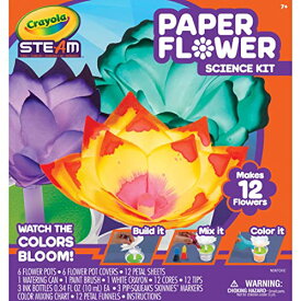 クレヨラ アメリカ 海外輸入 知育玩具 Crayola Paper Flower Science Kit, Color Changing Flowers, Gift for Kids Ages 7, 8, 9, 10クレヨラ アメリカ 海外輸入 知育玩具
