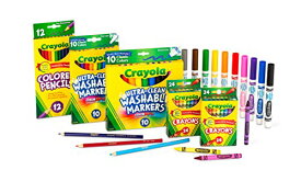 クレヨラ アメリカ 海外輸入 知育玩具 Crayola Back To School Supplies Set (80ct), Crayons, Markers & Colored Pencils, Kindergarten & Elementary School, Holiday Gift for Kids [Amazon Exclusive]クレヨラ アメリカ 海外輸入 知育玩具