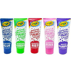 クレヨラ アメリカ 海外輸入 知育玩具 Crayola Bathtub Fingerpaint 5 Color Variety Pack, 3 Ounce Tubes (Bluetiful Blue, Screamin' Green, Radical Red, Flamingo Pink, Royal Purple)クレヨラ アメリカ 海外輸入 知育玩具