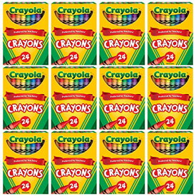 クレヨラ アメリカ 海外輸入 知育玩具 Crayola Crayons Bulk, 12 Packs of 24 Count Crayons, School Supplies, Assorted Colorsクレヨラ アメリカ 海外輸入 知育玩具