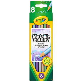 クレヨラ アメリカ 海外輸入 知育玩具 Crayola Metallic FX Colored Pencils - 8 Pencilsクレヨラ アメリカ 海外輸入 知育玩具