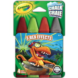 クレヨラ アメリカ 海外輸入 知育玩具 Crayola Build Your Box T-Rex Effects Chalk (4 Count)クレヨラ アメリカ 海外輸入 知育玩具