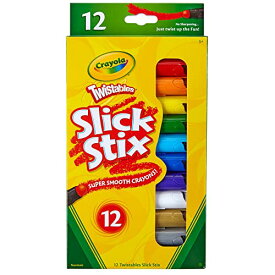 クレヨラ アメリカ 海外輸入 知育玩具 Crayola Twistables Slick Stix Crayons, 12 Count, Oil Pastel Alternative, Ages 3 & Up, Assortedクレヨラ アメリカ 海外輸入 知育玩具