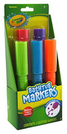 クレヨラ アメリカ 海外輸入 知育玩具 Crayola Bathtub Markers 4 Count With Bonus Extra Marker (2 Pack)クレヨラ アメリカ 海外輸入 知育玩具