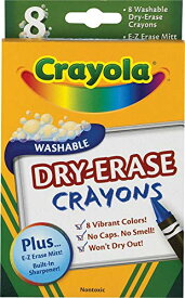 クレヨラ アメリカ 海外輸入 知育玩具 Binney & Smith Dry-Erase Crayons Classic Box of 8クレヨラ アメリカ 海外輸入 知育玩具