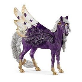 海外輸入 知育玩具 シュライヒホースクラブ Schleich bayala, Unicorn Gifts for Girls and Boys, Star Unicorn Pegasus Toy Figure, Purple and Gold, Ages 5+海外輸入 知育玩具 シュライヒホースクラブ