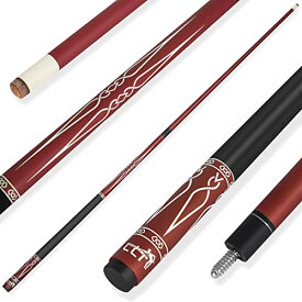 海外輸入品 ビリヤード LING LI TE LLT 58-Inch Segmented Matte Glass Fiber Graphite Composite Billiard Cue, Billiard Cue (Red, 18 Ounces)海外輸入品 ビリヤード