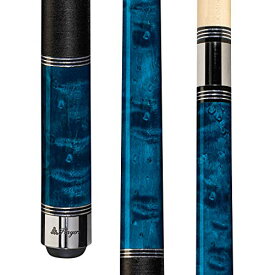 海外輸入品 ビリヤード Players 58" 2-Piece North American Hard Maple Billiard Pool Cue Stick, Cobalt Blue, 18oz海外輸入品 ビリヤード