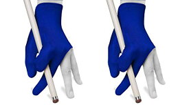 海外輸入品 ビリヤード Quality gloves Billiard Fits Either Hand - One Size fits All - Choose Your Color (Blue 2 Pack)海外輸入品 ビリヤード