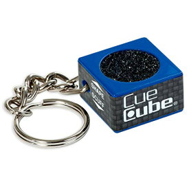 海外輸入品 ビリヤード Cue Cube Pool Billiard Cue TIP Tool 2 in 1 Shaper Scuffer with Keychain Nickel Radius Choose Your Color (Blue)海外輸入品 ビリヤード