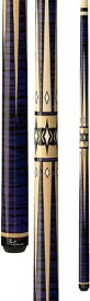 海外輸入品 ビリヤード Players Flirt F-2610 Graphic Maple/Purple Tiger-Stripe with Black and Cream Points Pool Cue, 18.5-Ounce海外輸入品 ビリヤード