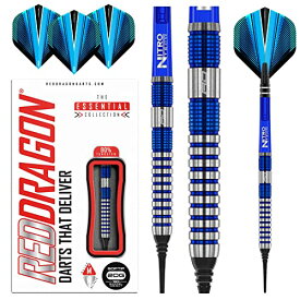 海外輸入品 ダーツ RED DRAGON Polaris Softip: 20 Gram Tungsten Professional Darts Set with Flights and Nitrotech Shafts (Stems)海外輸入品 ダーツ