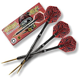 海外輸入品 ダーツ Shot Darts Steel Tip, Warrior Kapene (22g/23g/24g/25g), 90% Tungsten, Center Balanced for Maximum Aerodynamics, Handcrafted Professional Dart Set and Flights Made in New Zealand, Metal Tip Bar Darts海外輸入品 ダーツ