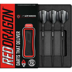 海外輸入品 ダーツ RED DRAGON Razor Edge Black 20g Tungsten Darts with Flights and Stems海外輸入品 ダーツ