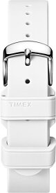腕時計 タイメックス レディース Timex TW7C08300 Two-Piece 18mm White Silicone Quick-Release Strap腕時計 タイメックス レディース