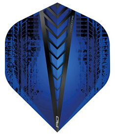 海外輸入品 ダーツ フライト Red Dragon Darts Hardcore Radical Blue Extra Thick Standard Dart Flights - 4 Sets Per Pack (12 Dart Flights in Total)海外輸入品 ダーツ フライト