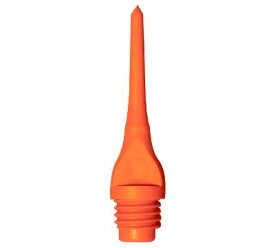 海外輸入品 ダーツ チップ ポイント Mueller 1/4" Plastic Keypoint Dart Tip ? Bag/100 - American Made (Neon Orange)海外輸入品 ダーツ チップ ポイント