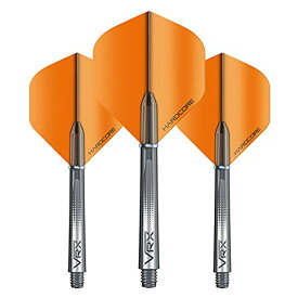 海外輸入品 ダーツ フライト RED DRAGON Dart Flights and Shafts (Stems) Combo Set - Orange Hardcore Flights and VRX Black Shafts海外輸入品 ダーツ フライト