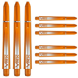 海外輸入品 ダーツ シャフト Red Dragon VRX Short Shafts - Orange - 4 Sets per Pack (12 shafts in Total)海外輸入品 ダーツ シャフト