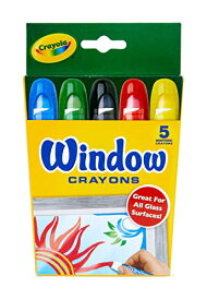 クレヨラ アメリカ 海外輸入 知育玩具 Crayola Washable Window Crayons, Glass and Window Art Supplies, Assorted Colors, 5 Count, Gift for Boys & Girlsクレヨラ アメリカ 海外輸入 知育玩具