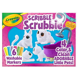 クレヨラ アメリカ 海外輸入 知育玩具 Crayola Scribble Scrubbie Pets Tub Set, Washable Pet Care Toy, Animal Toys for Girls & Boys, Easter Gifts for Kids, Ages 3, 4, 5クレヨラ アメリカ 海外輸入 知育玩具