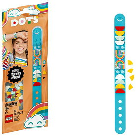 レゴ LEGO DOTS Rainbow Bracelet 41900 DIY Craft Bracelet Making Kit; A Fun Craft kit for Kids who Like Making Creative Jewelry, That Also Makes a Cool Holiday or Birthday Gift Toy (33 Pieces)レゴ
