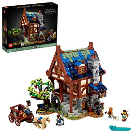 レゴ LEGO Ideas Medieval Blacksmith 21325 Building Set, Model Kit for Adults to Build, Collectible Display House with Workshop, Home D?cor Gift Ideaレゴ
