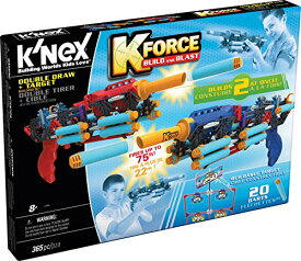 【即納】ケネックス Kフォース 銃が作れる知育玩具 ダブルドロービルディングセット 的付き 365ピース